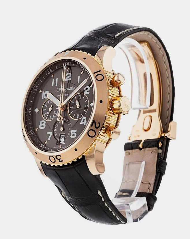 Breguet Type XXI Flyback 18K Rose Gold Men's Watch - Premium Luxury Product