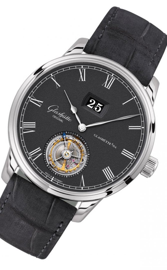 Glashutte Original Senator Tourbillon White Gold Men's Watch - Premium Luxury Product