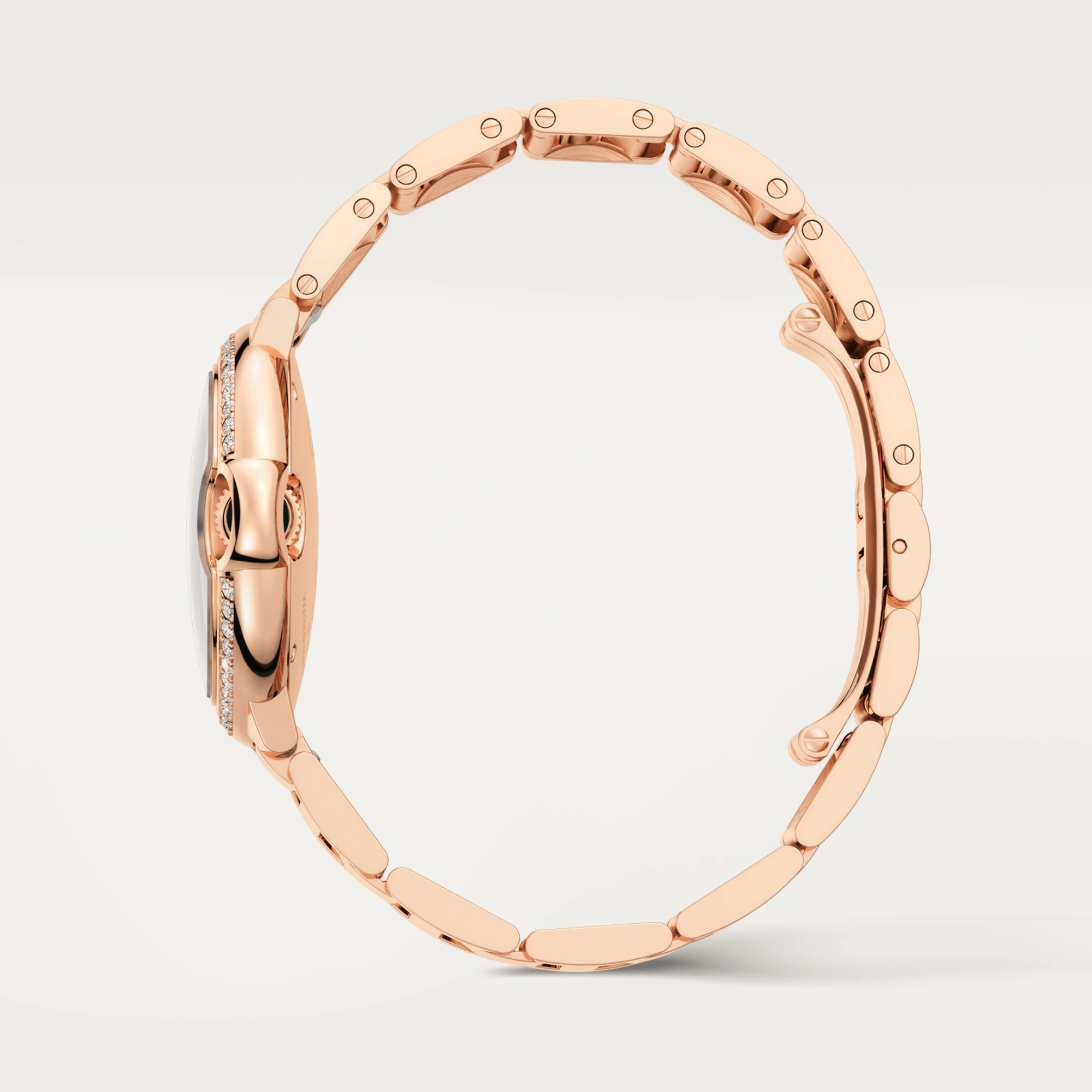 Cartier Ballon Bleu 33mm 18K Rose Gold & Diamonds Lady's Watch - Premium Luxury Product