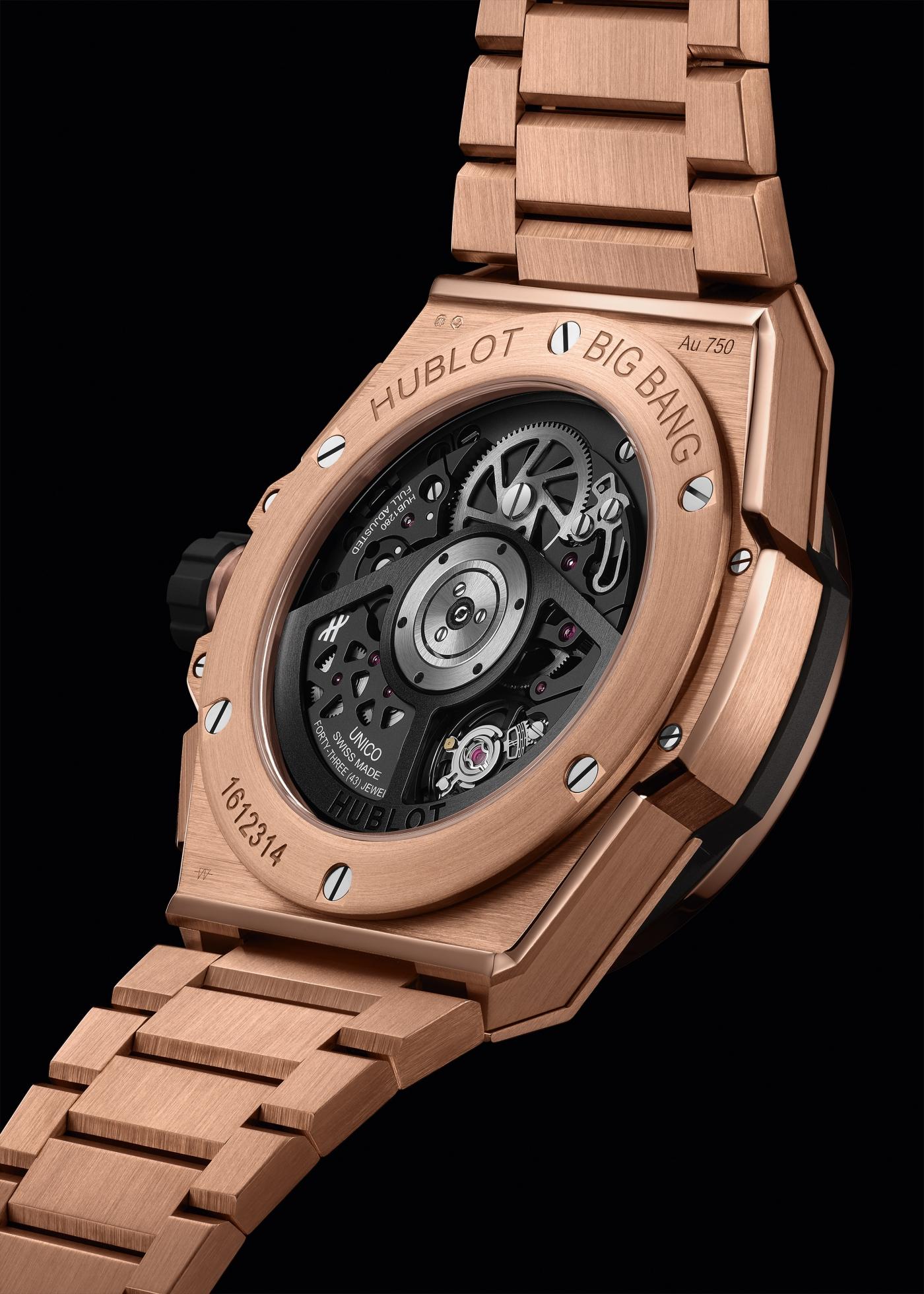 Hublot Big Bang Chronograph 18K King Gold & Colored Gemstones Man's Watch - Premium Luxury Product
