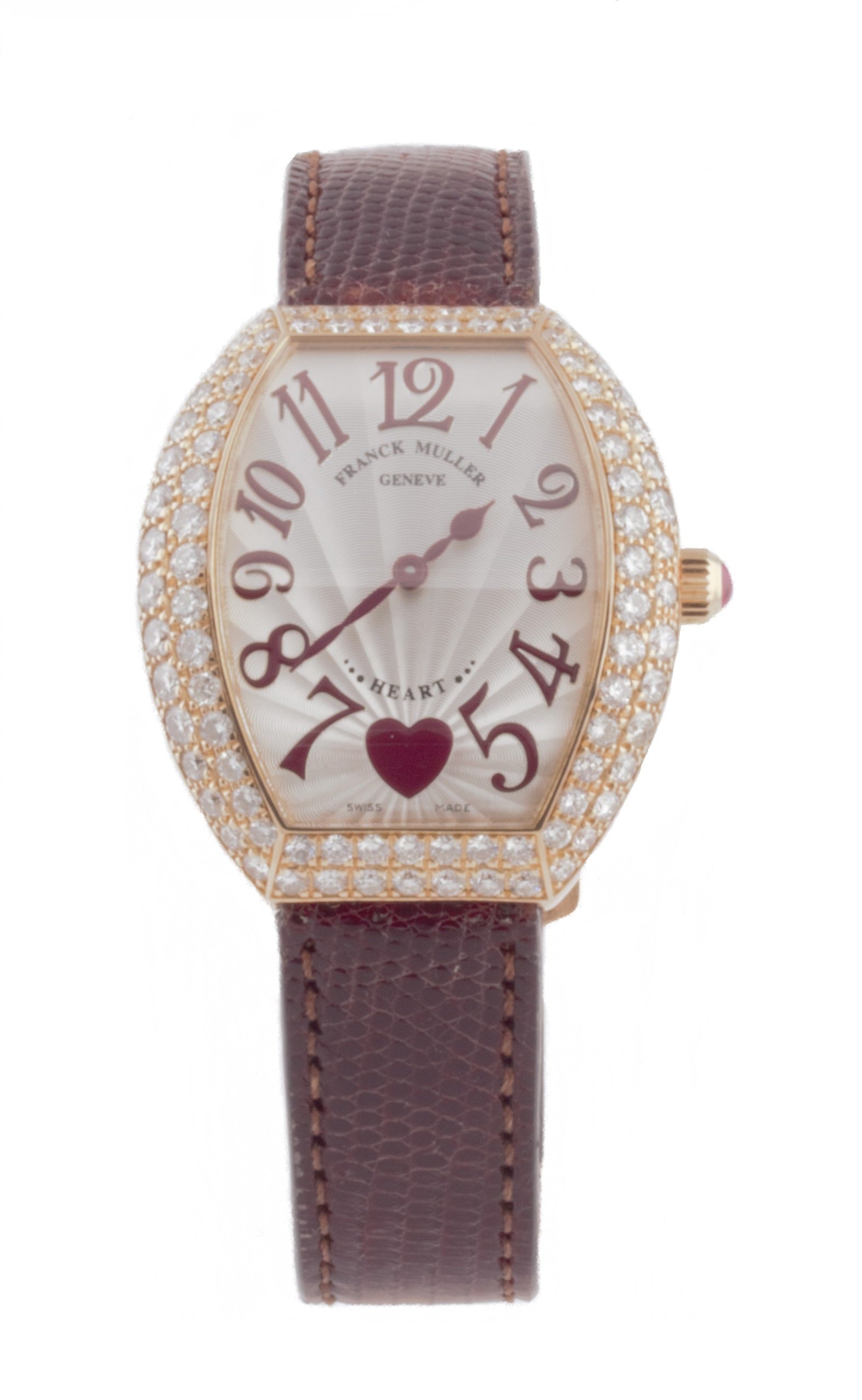 Franck Muller Heart Quartz 18K Rose Gold & Diamonds Lady's Watch - Premium Luxury Product