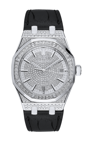 Audemars Piguet Royal Oak Chronograph 18K White Gold & Diamonds Unisex Watch - Premium Luxury Product
