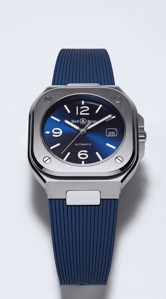 Bell & Ross Instruments BR 05 BLUE STEEL Mens Watch - Premium Luxury Product