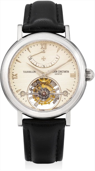 Vacheron Constantin Patrimony Tourbillon Platinum Men's Watch