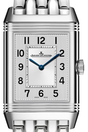 Jaeger-Lecoultre Reverso Classic Duetto Stainless steel & Diamonds Lady`s Watch - Premium Luxury Product
