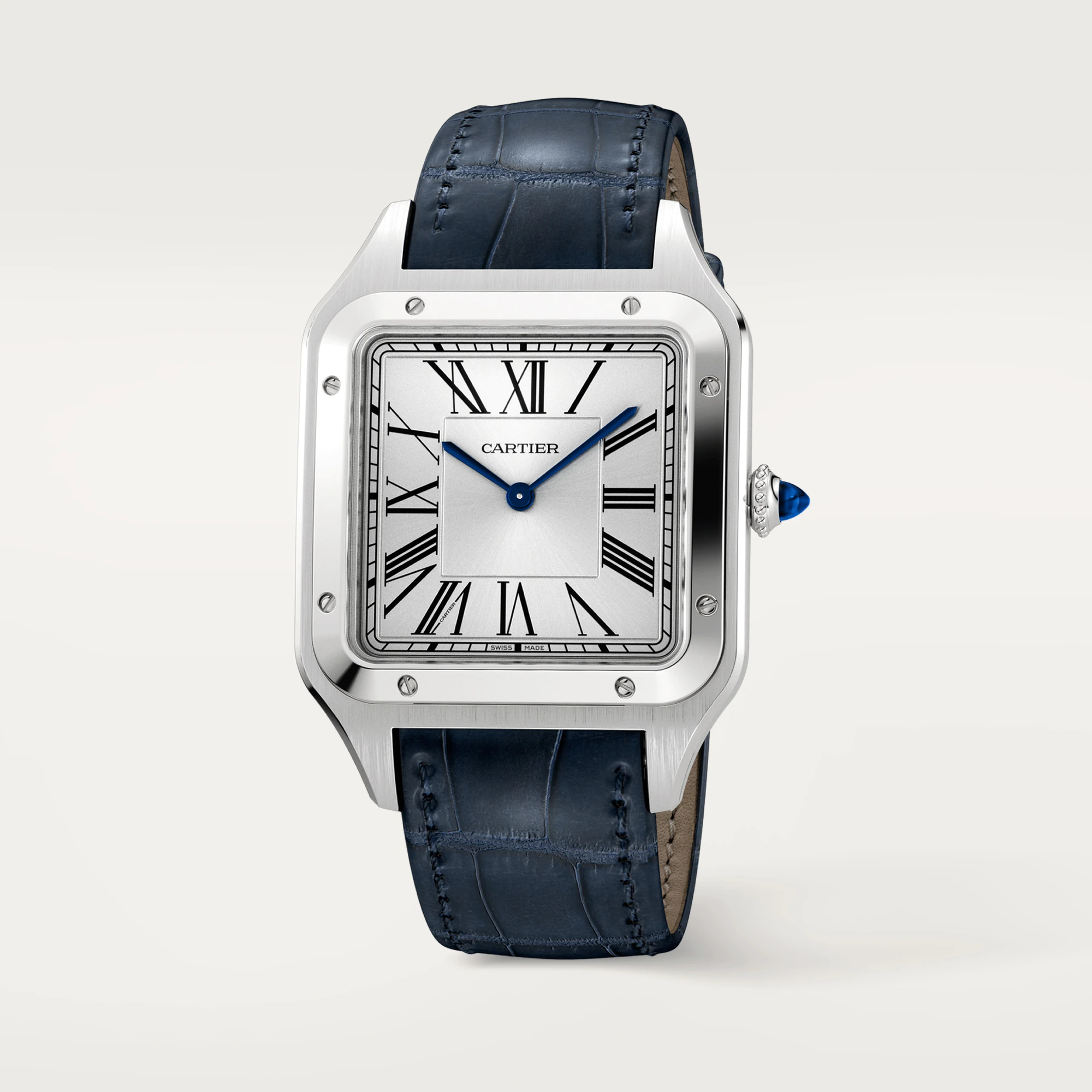 Cartier Santos Stainless Steel Men's Watch - Premium Luxury Product