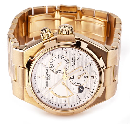 Vacheron Constantin Overseas Dual Time 18K Yellow Gold Men's Watch