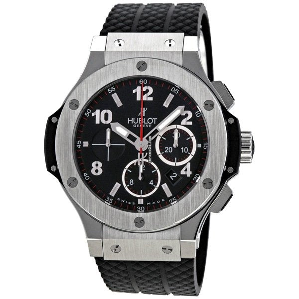Hublot Big Bang Stainless Steel Rubber Chronograph Automatic Men’s Watch - Premium Luxury Product