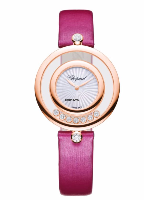 Chopard Happy Sport Icons 18K Rose Gold & Diamonds Ladies Watch - Premium Luxury Product
