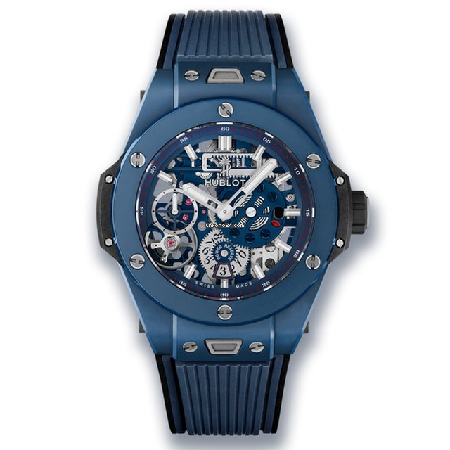 Hublot Big Bang Meca-10 Ceramic Blue Men's Watch - Premium Luxury Product