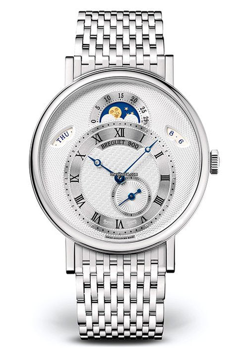 Breguet Classique 7337 18K White Gold Men's Watch - Premium Luxury Product
