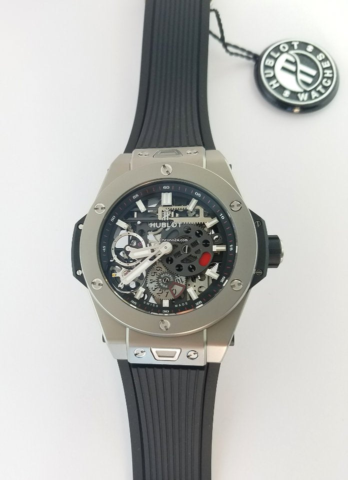 Hublot: 45mm Big Bang Meca-10 Titanium Men's Watch - Premium Luxury Product