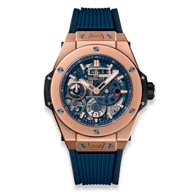 Hublot Big Bang Meca-10 King Gold Blue Men's Watch - Premium Luxury Product