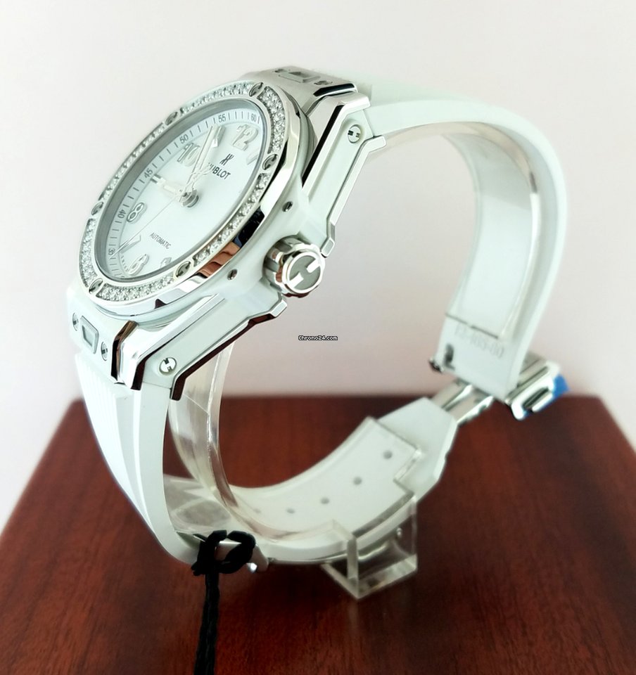 Hublot Big Bang 39mm One Click Steel White Diamonds Automatic Watch - Premium Luxury Product