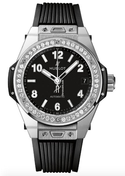 Hublot Big Bang 39mm One Click Steel Diamonds Automatic Watch - Premium Luxury Product