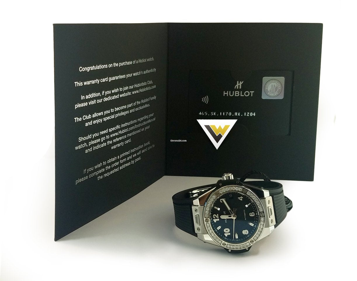 Hublot Big Bang 39mm One Click Steel Diamonds Automatic Watch - Premium Luxury Product