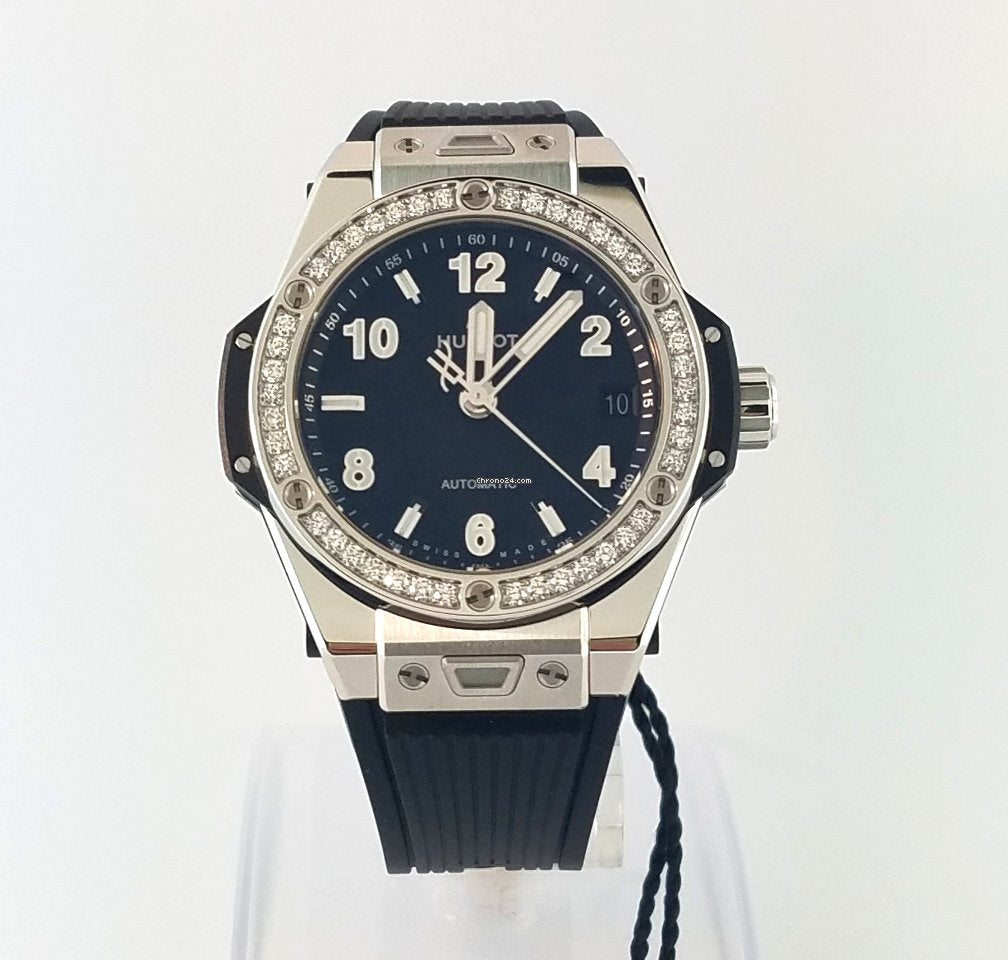 Hublot Big Bang 39mm One Click Steel Diamonds Automatic Watch - Premium Luxury Product