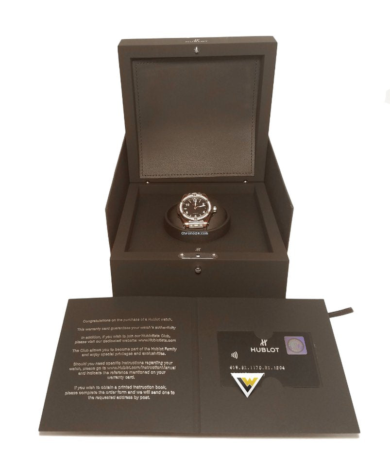 Hublot Big Bang 39mm One Click Steel Diamonds Automatic Watch - Premium Luxury Product