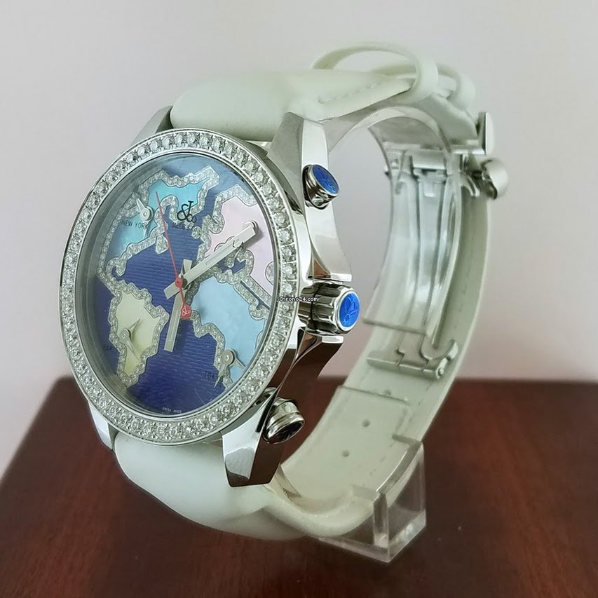 Jacob and Co Five Time Zone Stainless Steel Watch - Premium Luxury Product