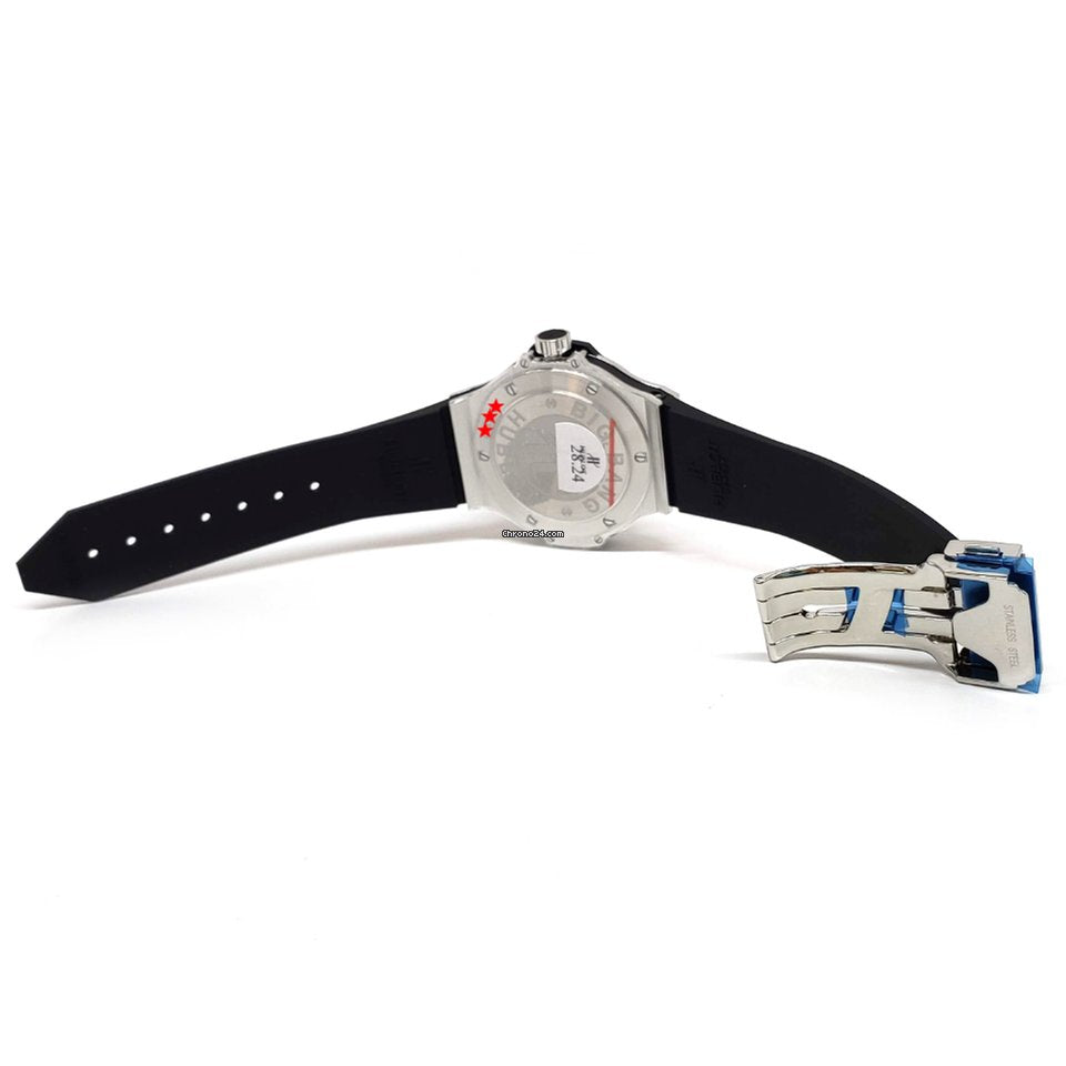 Hublot  Big Bang 38mm Stainless Steel Diamonds Ladies Watch - Premium Luxury Product