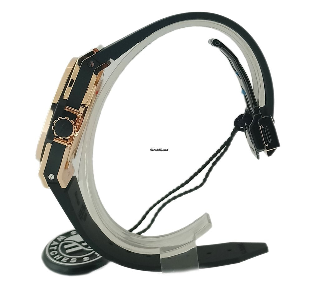 Hublot Big Bang 18K Rose Gold  Black Rubber Ladies  Watch - Premium Luxury Product