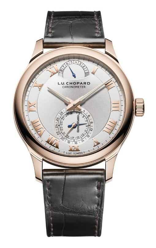 Chopard L.U.C Quattro 18K Rose Gold Men's Watch - Premium Luxury Product