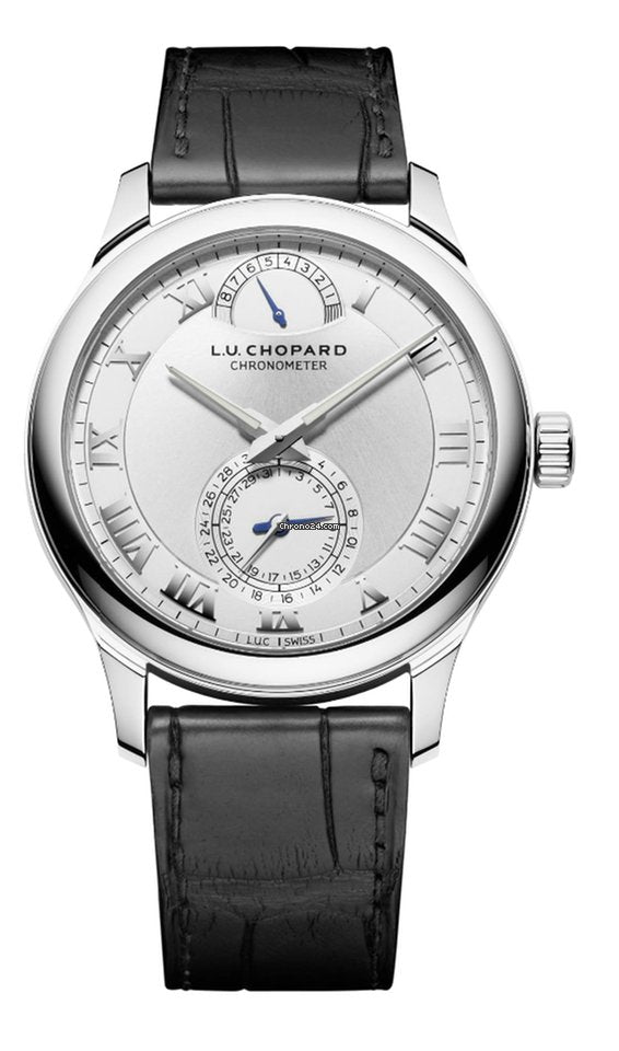 Chopard L.U.C Quattro 18K White Gold Men's Watch - Premium Luxury Product