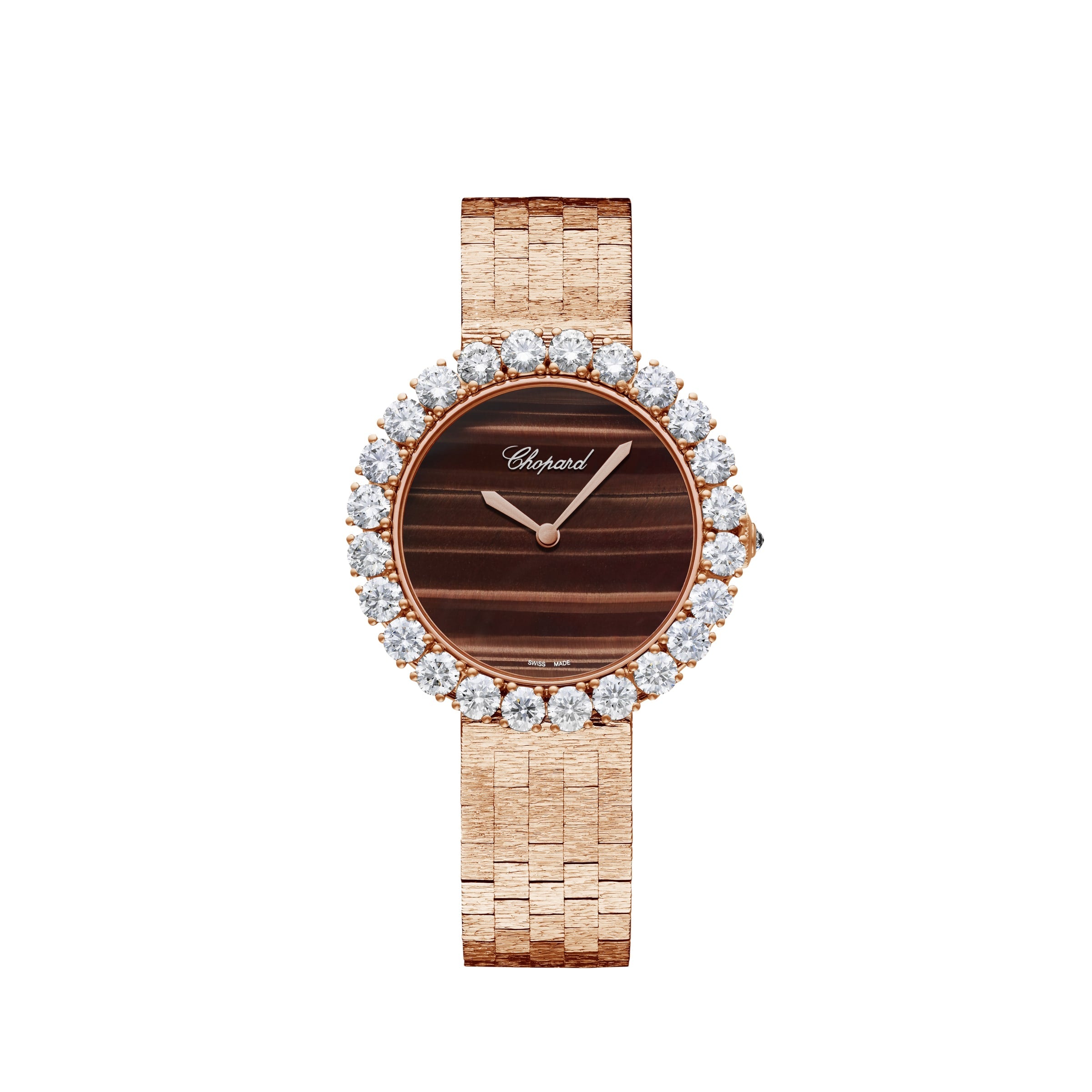 Chopard L'heure Du Diamant 18kt Rose Gold Lady's Watch - Premium Luxury Product