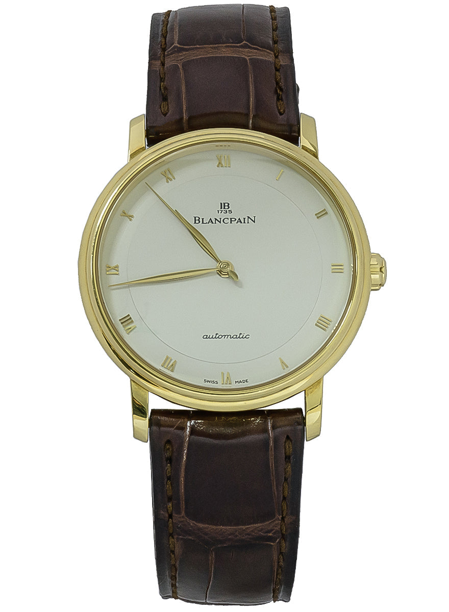 Blancpain Villeret Ultra-Slim 18K Yellow Gold Man's Watch - Premium Luxury Product