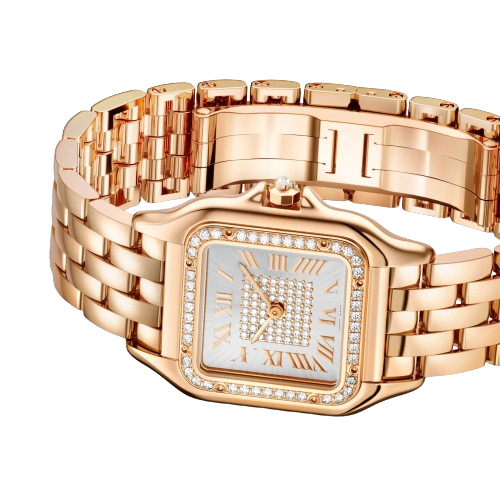 Cartier Panthère de Cartier 18K Rose Gold & Diamonds Lady's Watch - Premium Luxury Product