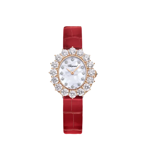 Chopard L'Heure Du Diamant 18k Rose Gold & Diamonds Lady's Watch - Premium Luxury Product