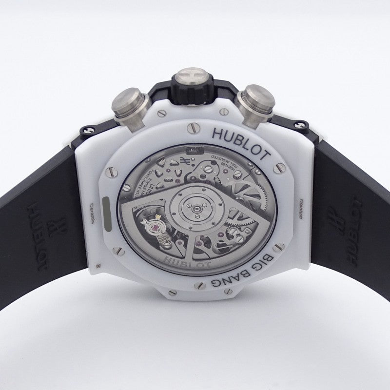 Hublot Unico Big Bang White Ceramic Men's Watch - Premium Luxury Product