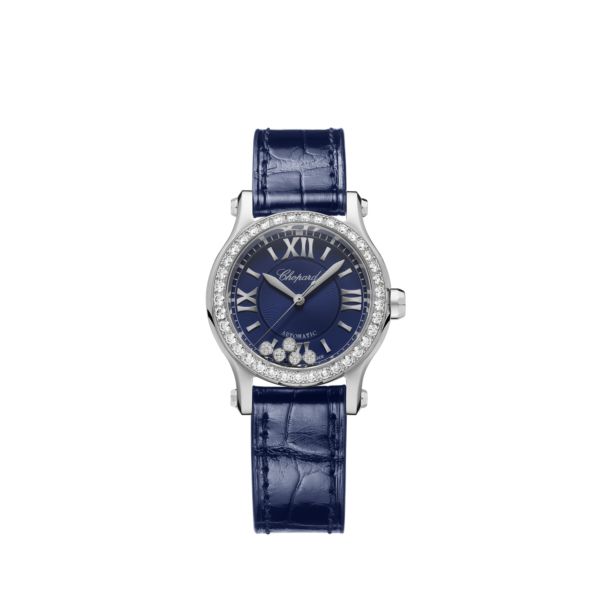 Chopard Happy Sport Stainlees steel & Diamonds Ladies Watch - Premium Luxury Product