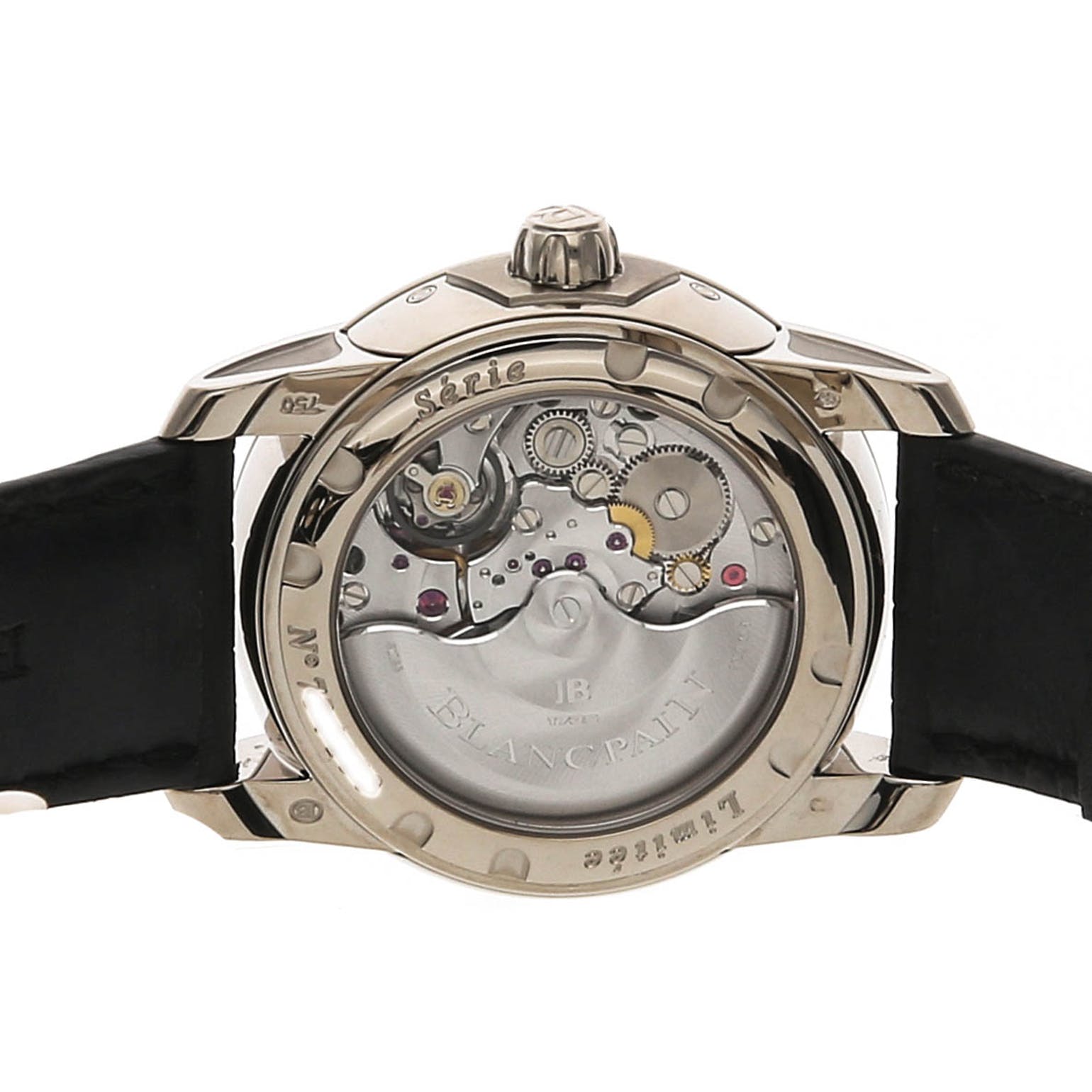 Blancpain L-Evolution Quantieme Complet 8 Jours 18k White Gold Watch - Premium Luxury Product