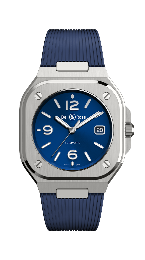 Bell & Ross Instruments BR 05 BLUE STEEL Mens Watch - Premium Luxury Product