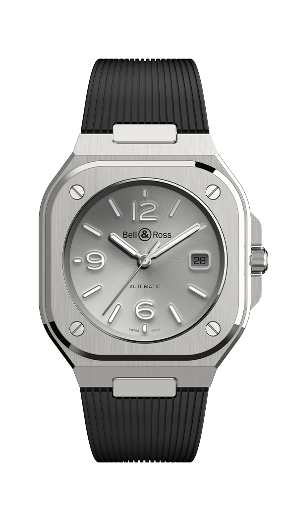 Bell & Ross Instruments BR 05 GREY STEEL Mens Watch - Premium Luxury Product