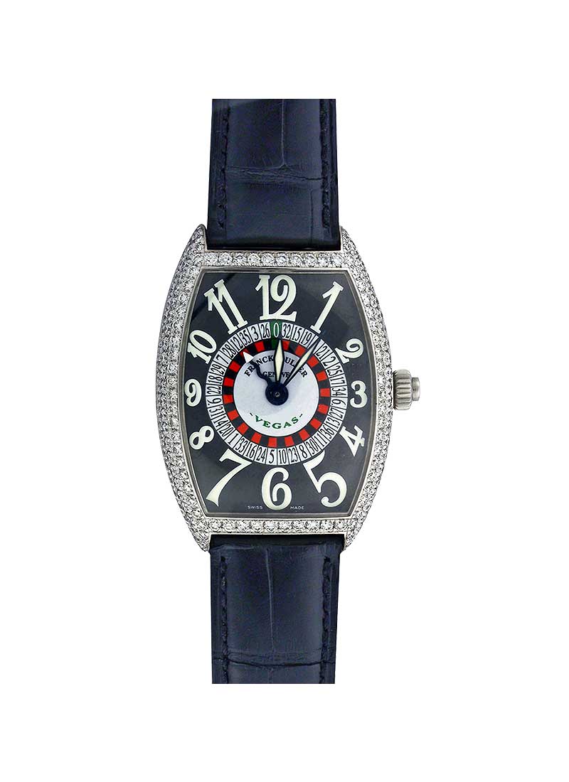 Franck Muller Casablanca 18kt White Gold Diamond Men's Watch - Premium Luxury Product