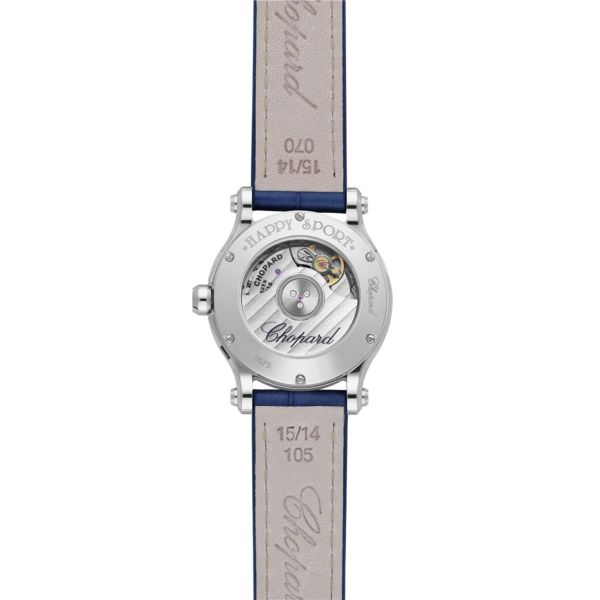 Chopard Happy Sport Stainlees steel & Diamonds Ladies Watch - Premium Luxury Product