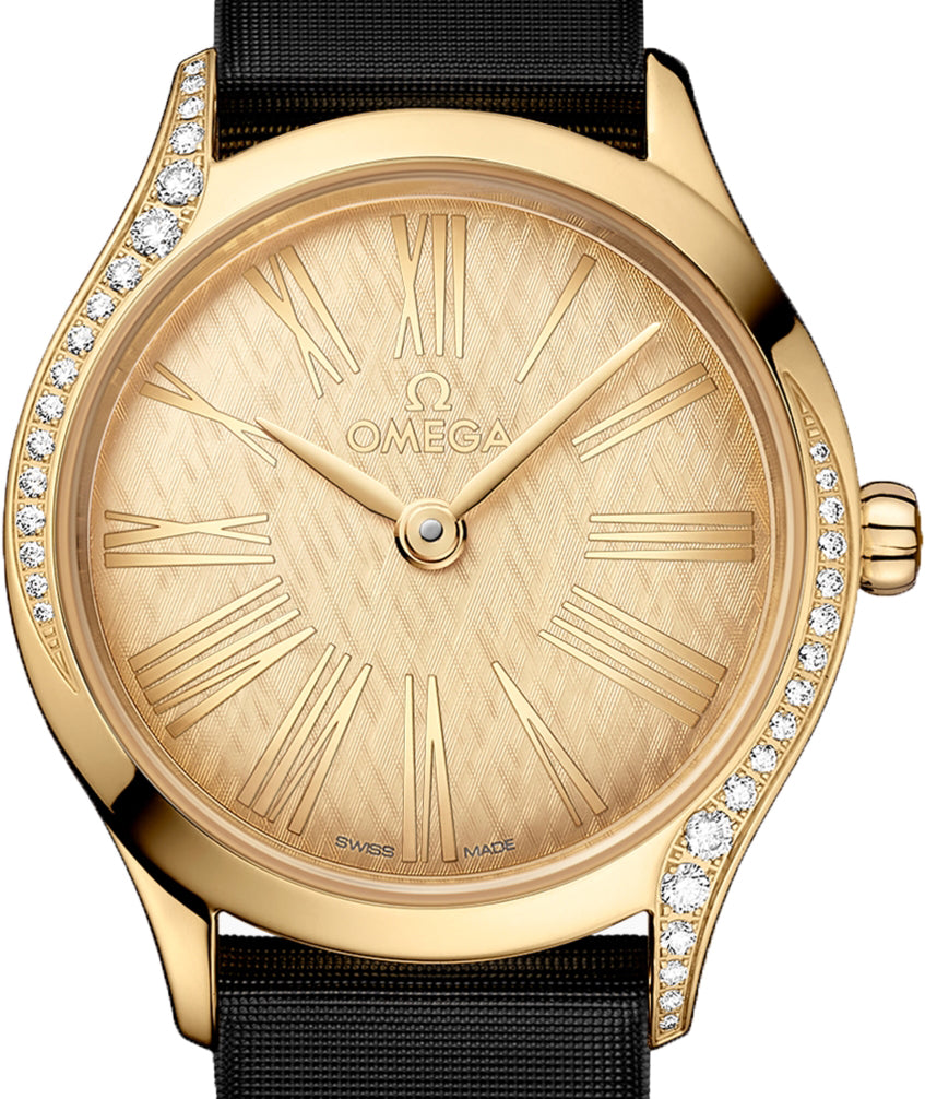Omega De ville Mini Trésor 18K Moonshine™ Gold & Diamonds Lady's Watch - Premium Luxury Product