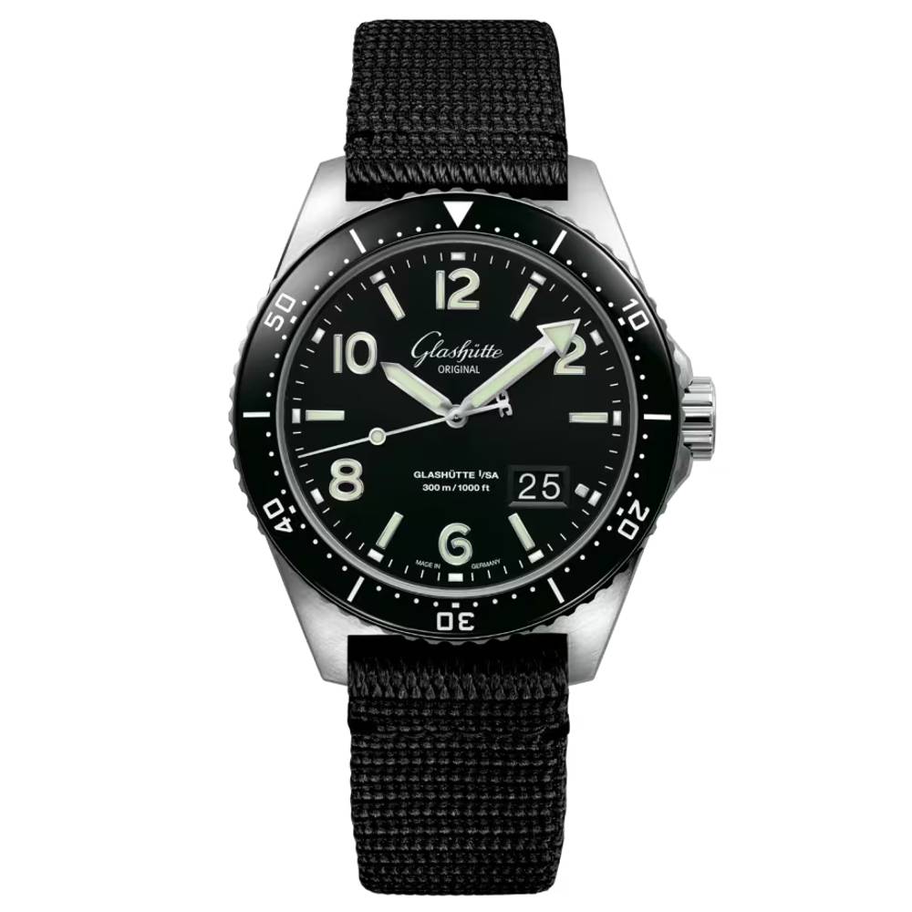 Glashutte Original Spezialist SeaQ Panorama Date Stainless steel Men's Watch - Premium Luxury Product