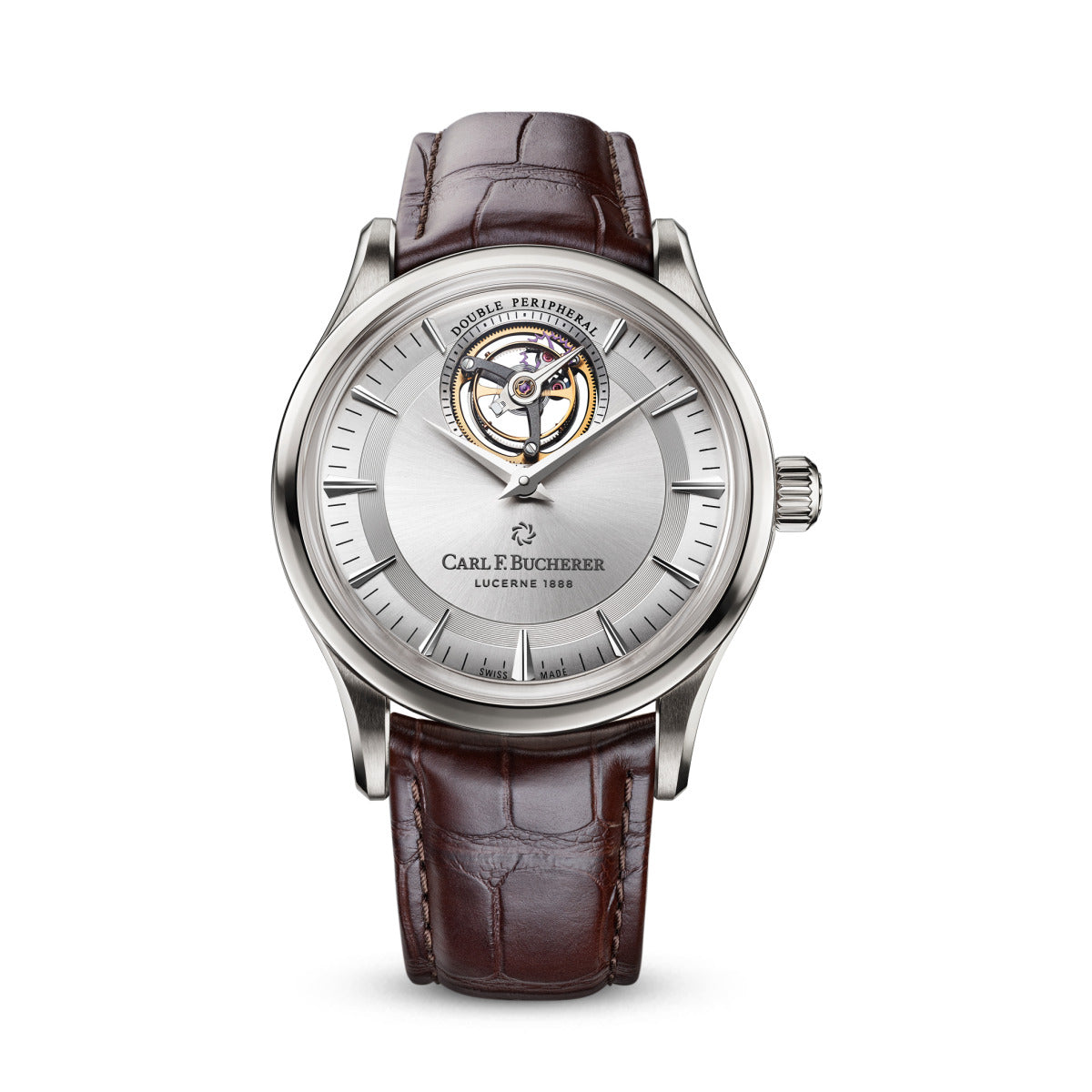 Carl F. Bucherer Haritage Tourbillon 18K White gold Limited Edition Men's Watch - Premium Luxury Product
