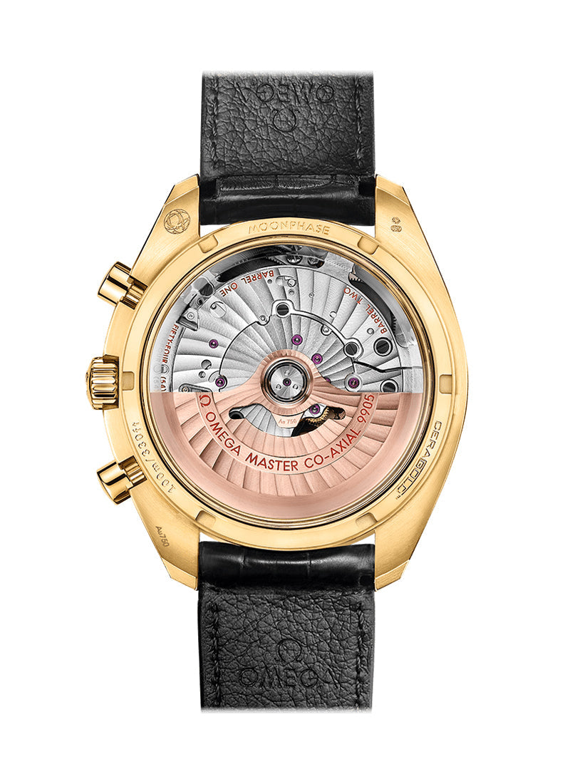 Omega Speedmaster Two Counters MoonPhase 18K Yellow gold Men's Watch - Premium Luxury Product