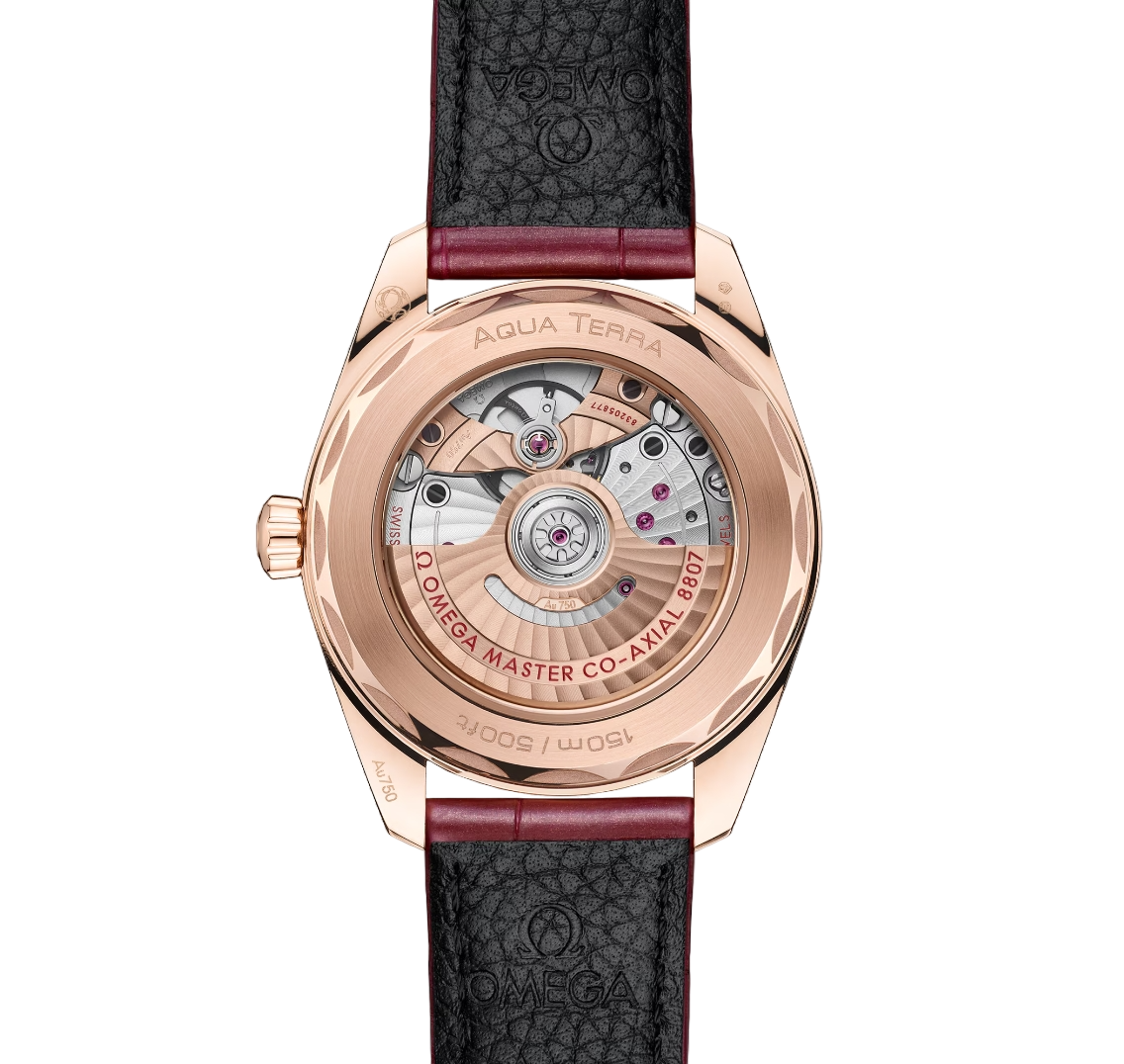 Omega Seamaster Aqua Terra Chronometer 18K Sedna™ gold & Diamonds Unisex Watch - Premium Luxury Product