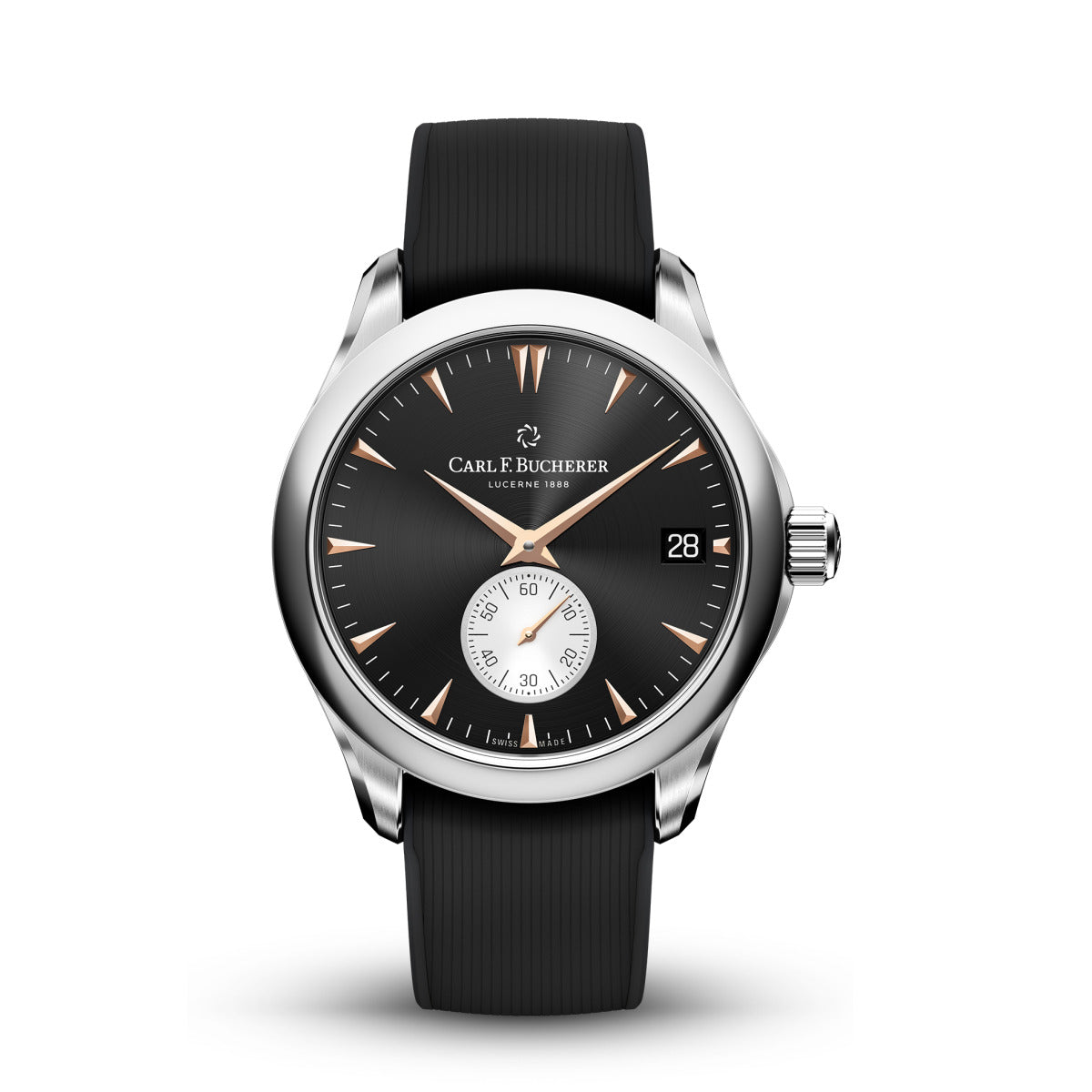 Carl F. Bucherer Manero Chronometer Stainless Steel Men's Watch - Premium Luxury Product