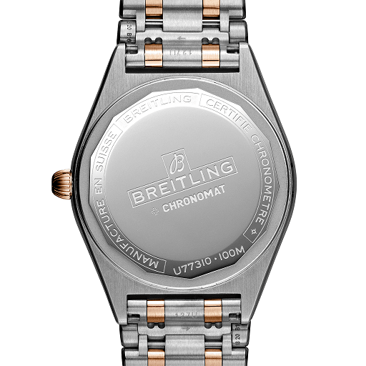 Breitling Chronomat Stainless Steel & 18K Red Gold & Diamonds Lady's Watch - Premium Luxury Product