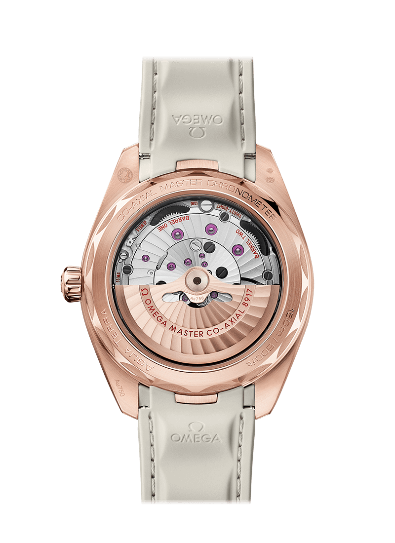 Omega Seamaster Aqua Terra Co-Axial Master Chronometer 18K Sedna™ Gold Men's Watch - Premium Luxury Product