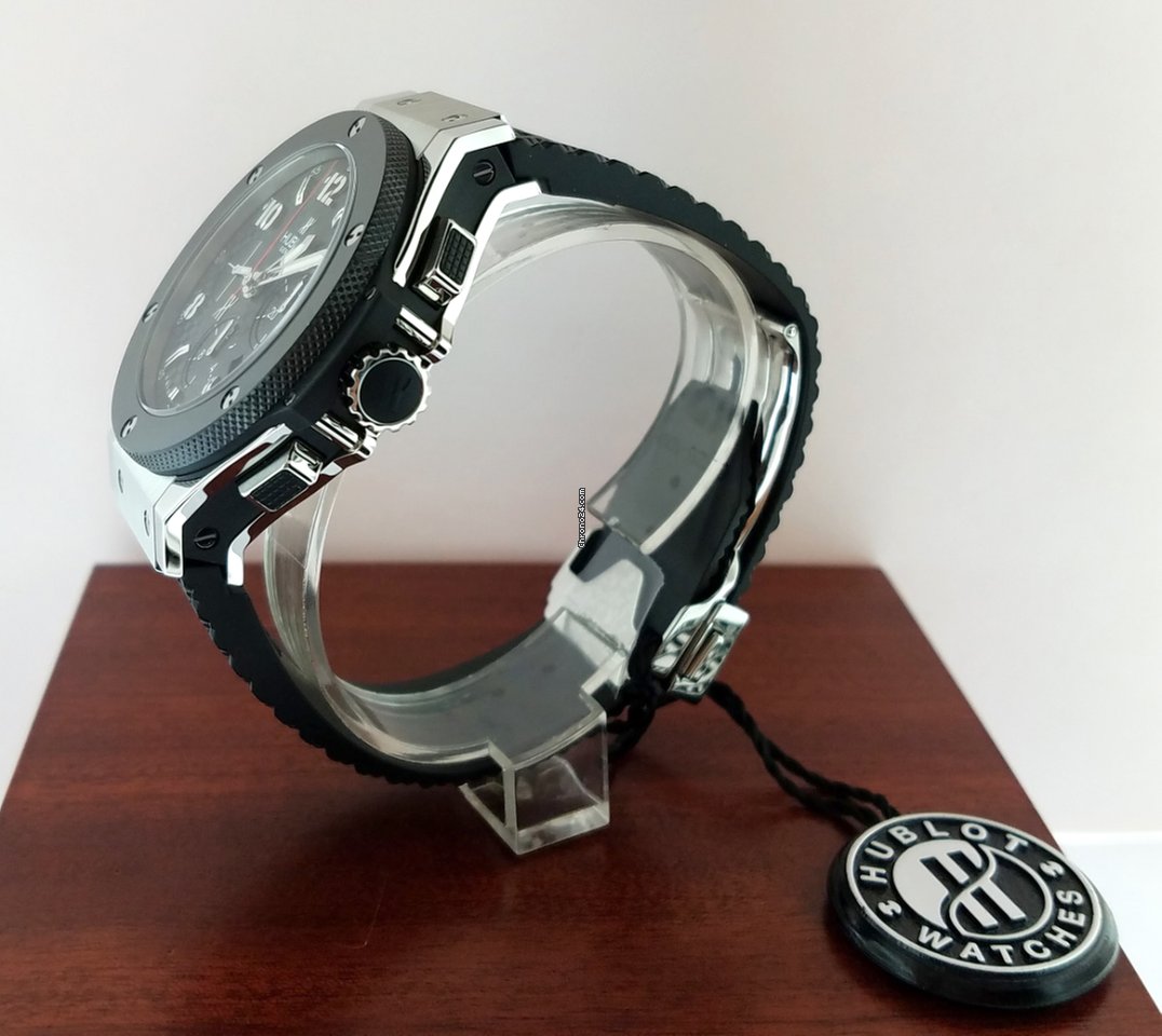 Hublot Big Bang Stainless Steel Carbon Rubber Chronograph Automatic Men’s Watch - Premium Luxury Product
