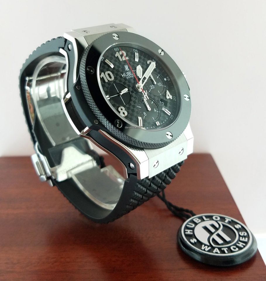 Hublot Big Bang Stainless Steel Carbon Rubber Chronograph Automatic Men’s Watch - Premium Luxury Product