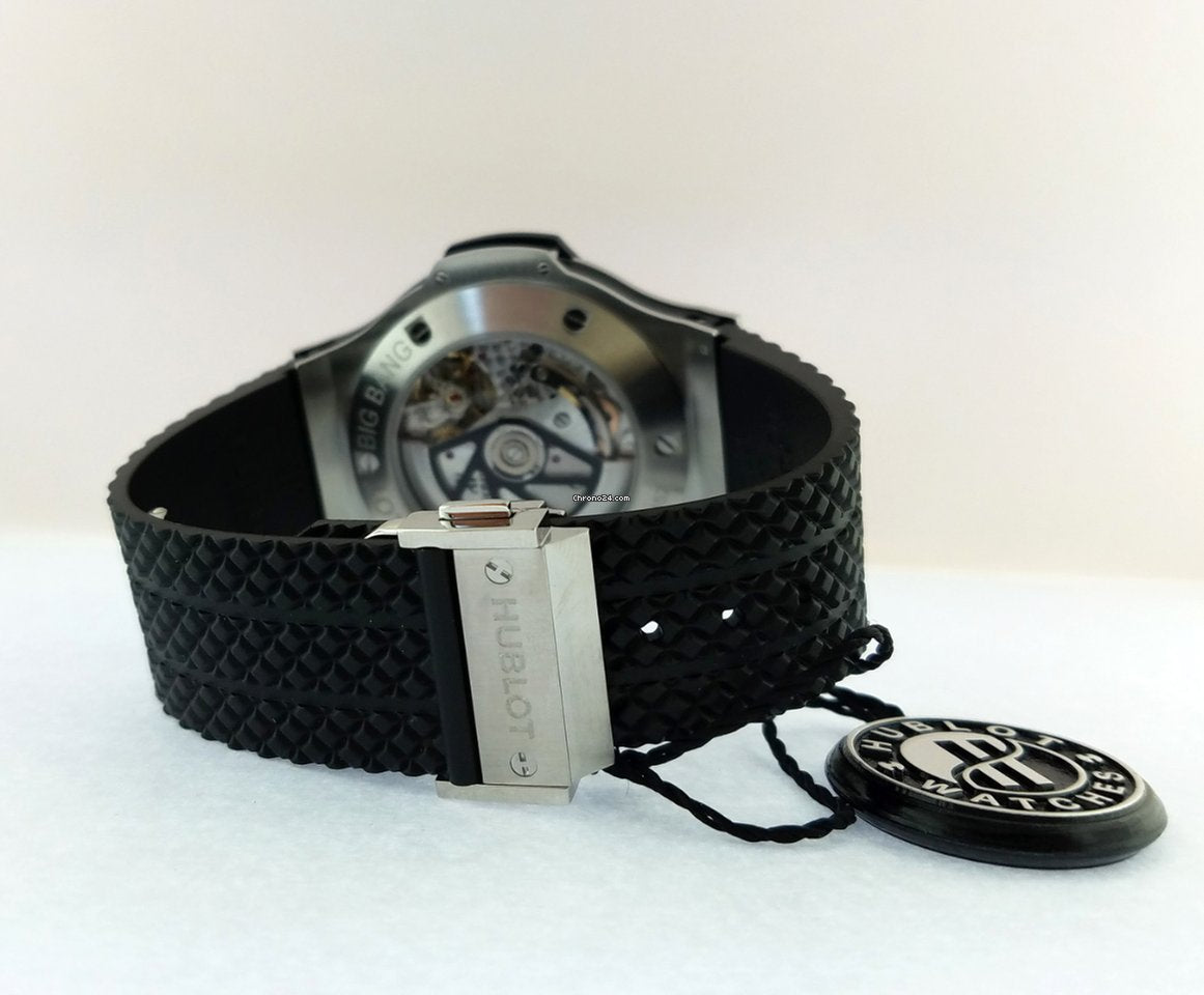Hublot Big Bang Stainless Steel Carbon Rubber Chronograph Automatic Men’s Watch - Premium Luxury Product