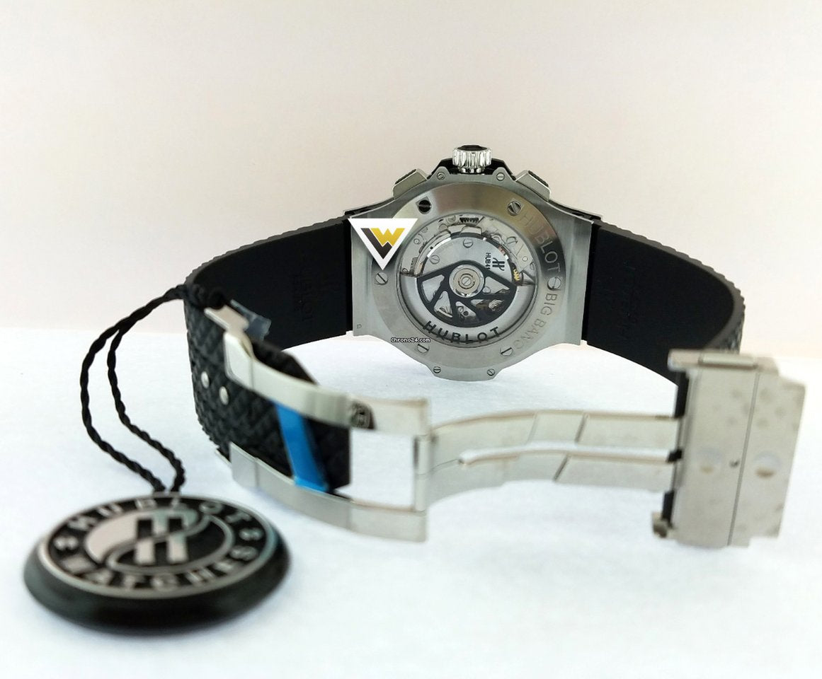 Hublot Big Bang Stainless Steel Carbon Rubber Chronograph Automatic Men’s Watch - Premium Luxury Product